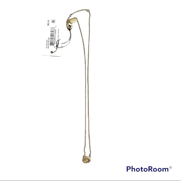 Coach necklace gold color with stone design,nwt. - Picture 3 of 4